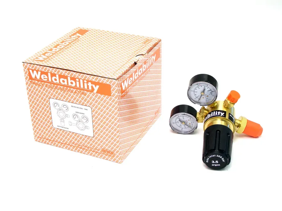 Single-Stage Two-Gauge Regulator — 3.5 Bar