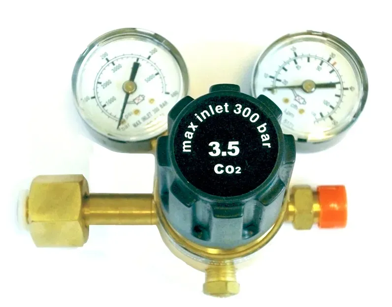 Single-Stage Regulator, Ext. Side-Entry, BS EN ISO 2503 — 3.5 Bar