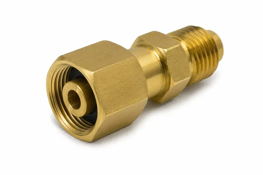 Argon-to-CO2 Cylinder Regulator Adaptor