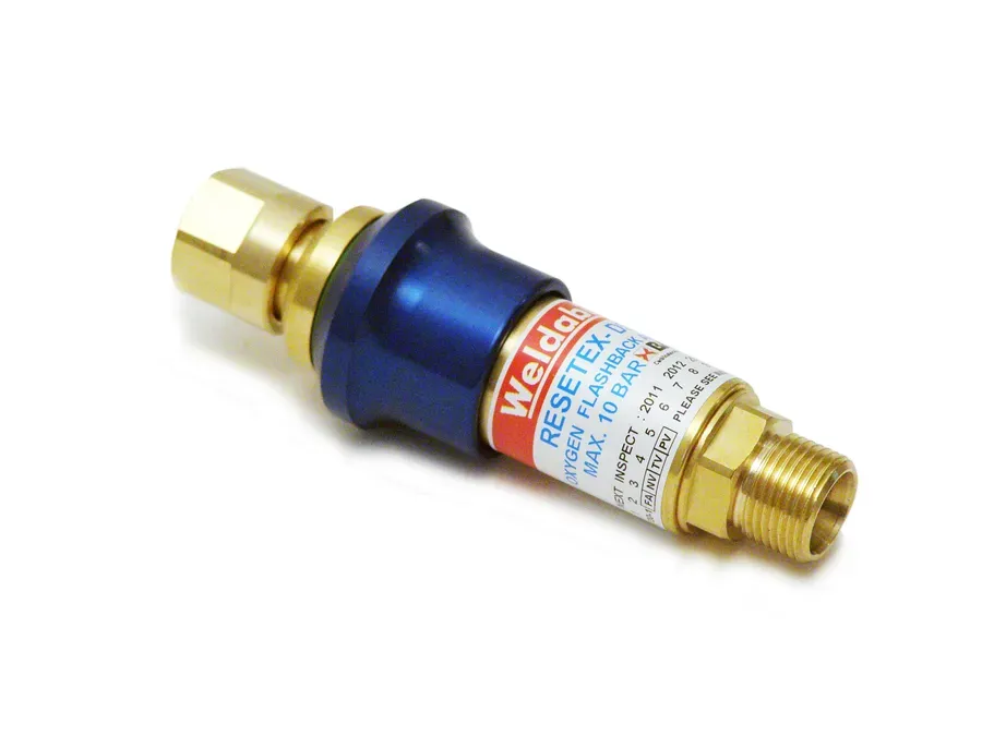 Resettable Collar Oxy/Acet Flashback Arrestors