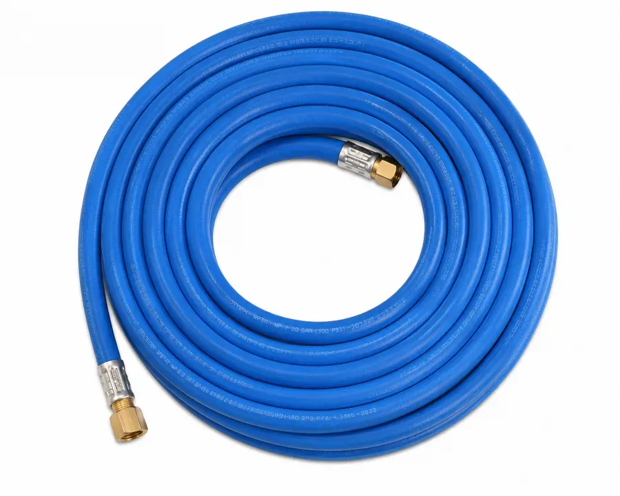 Fitted Oxygen Hose 3/8", 1/4"