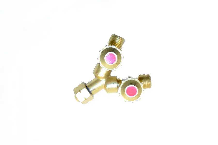 Twin-Outlet Valve LH — 3/8" BSP, with FBA — image 2