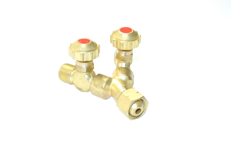 Twin-Outlet Valve LH — 3/8" BSP, with FBA — image 3