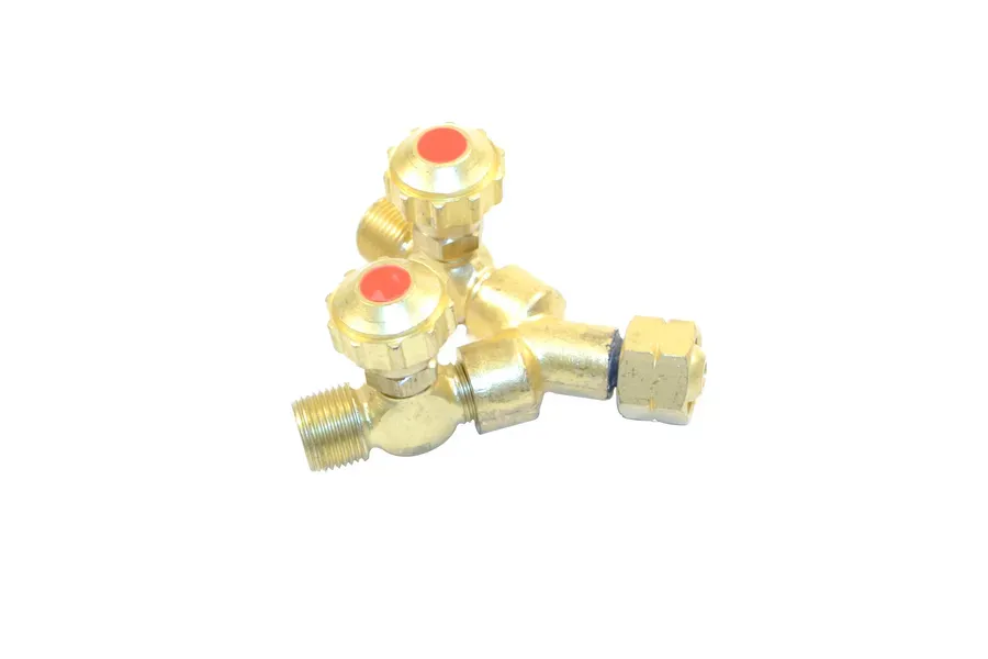 Twin-Outlet Valve LH — 3/8" BSP, with FBA