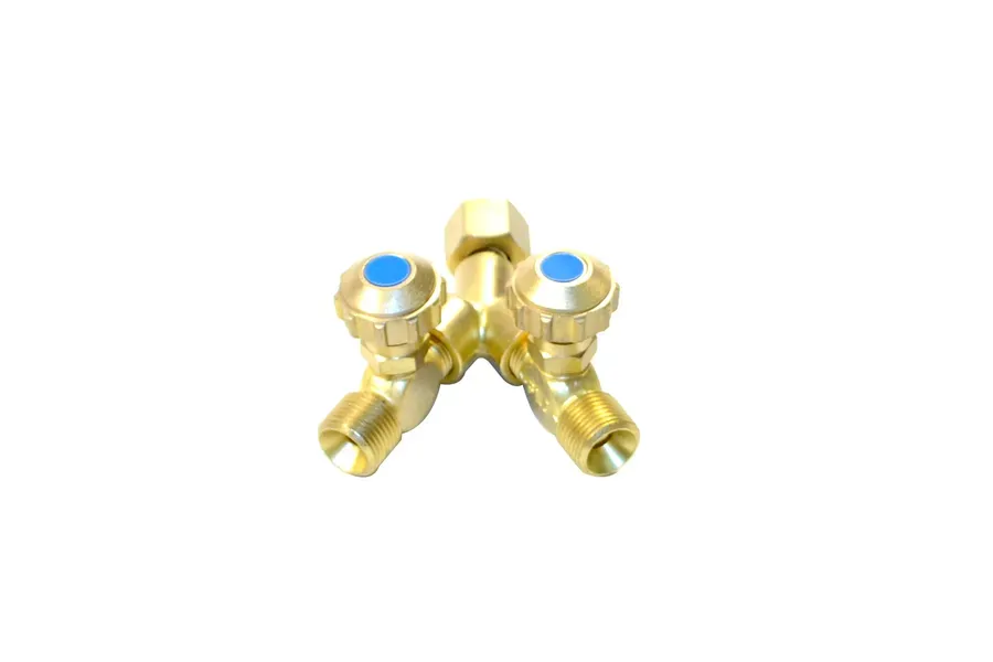 Twin-Outlet Valve RH — 3/8" BSP, with FBA — image 2