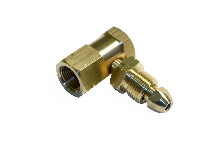 90 Deg Regulator Adaptor LH/RH