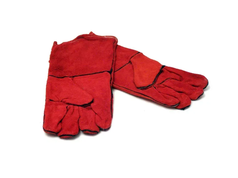 SIF Red Superior Leather Welding Gauntlet
