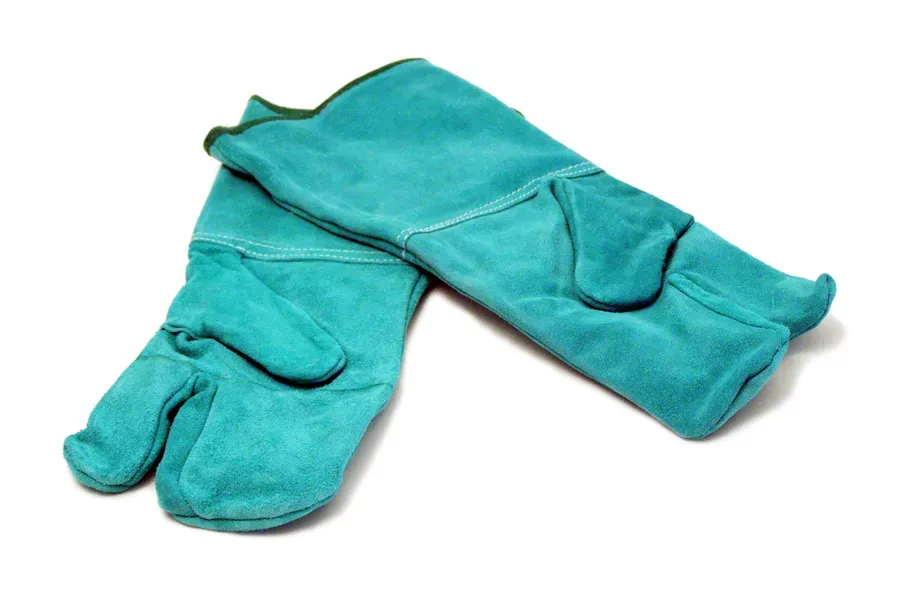 SIF Category 2 Green Split Leather Welding Mitt