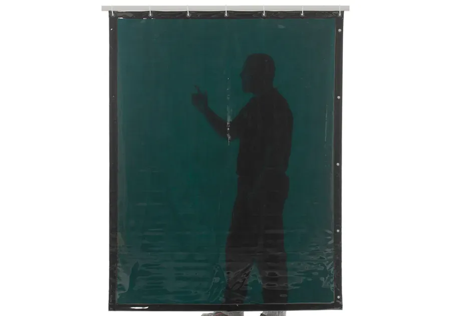 Cepro Welding Curtain, Green — 260x140cm — image 2