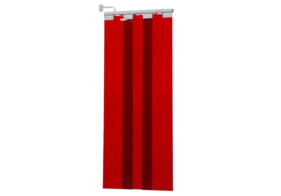 Robusto Swivel Arm w/ Strip Curtain — Orange, 110cm