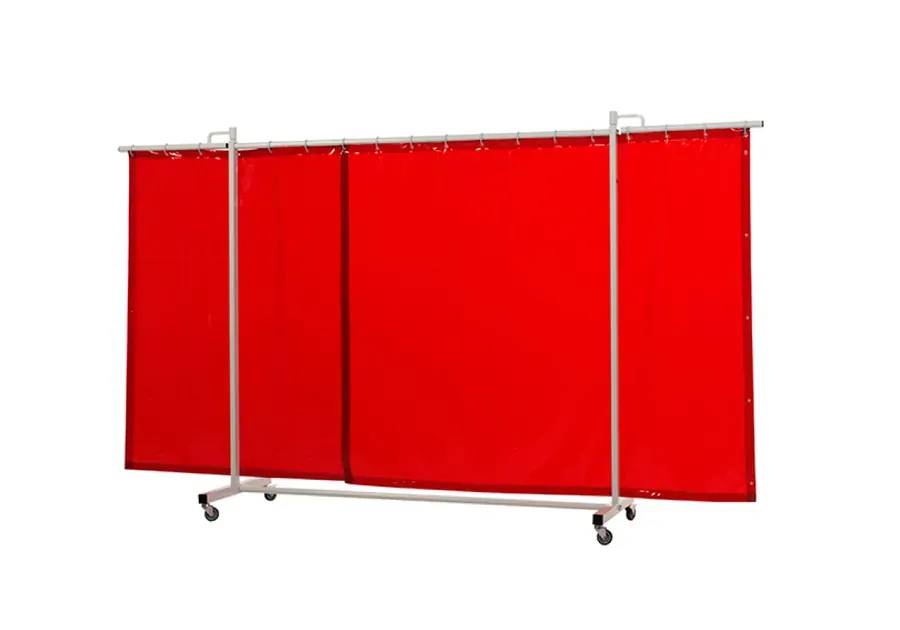 Cepro Robusto Triptych Welding Screen (With Curtain)