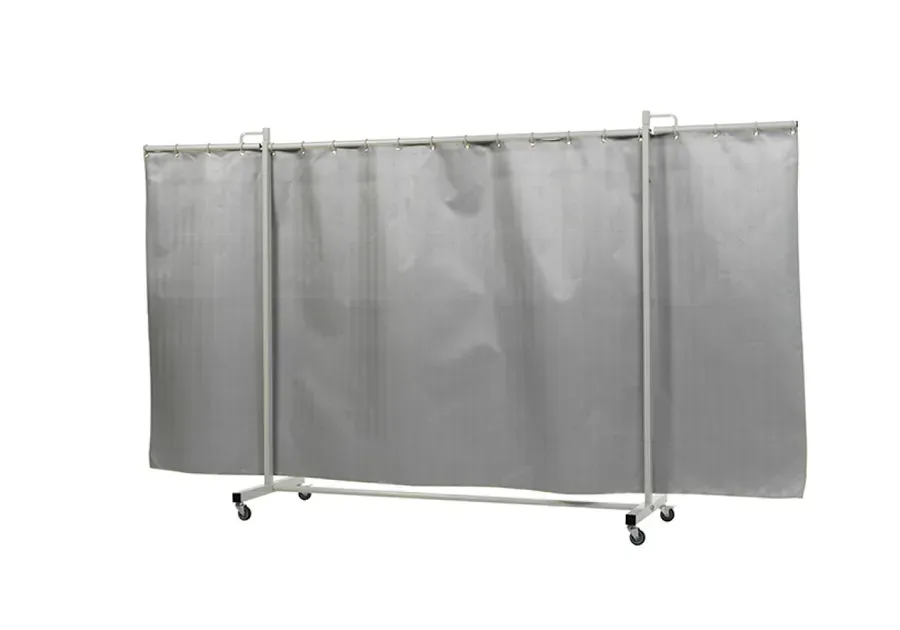 Robusto Triptych Screen, Heat-Resist. Curtain — All Sizes