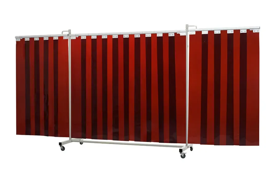 Robusto Triptych Screen w/ Strips — Bronze, XL