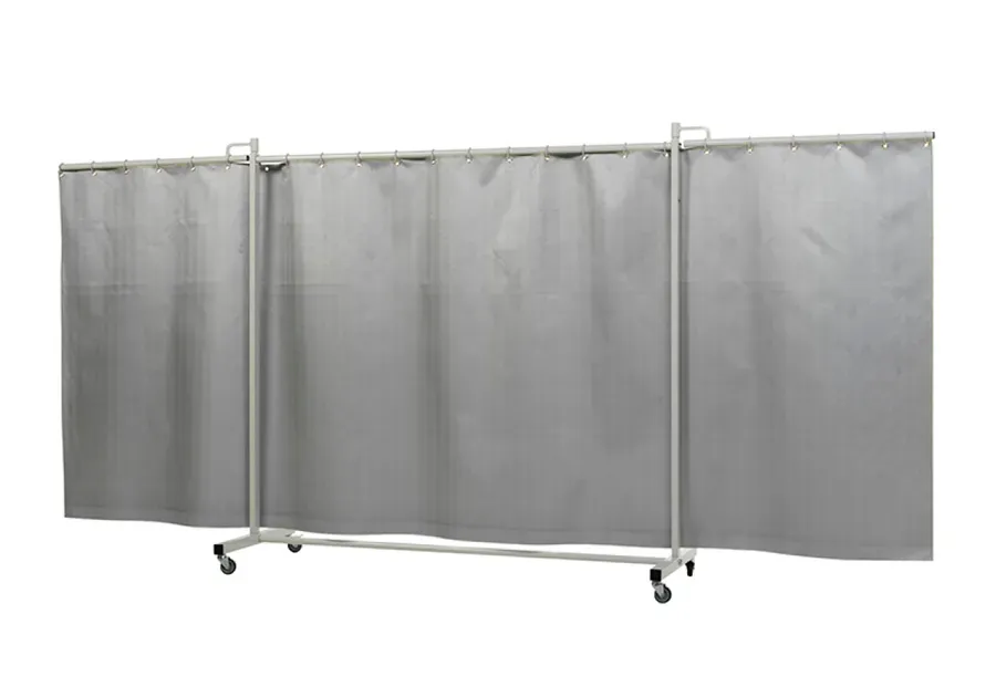 Robusto Triptych Screen, Heat-Resist. Curtain — XL