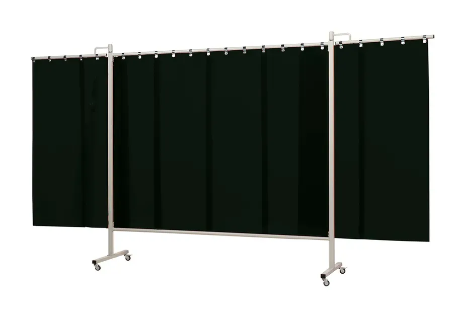 Cepro Omnium Triptych Welding Screen — Dark Green Non-Transparent