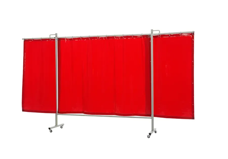 Cepro Omnium Triptych Welding Screen with Curtain