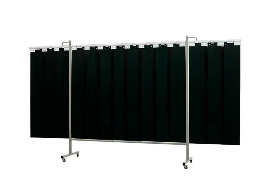 Cepro Omnium Triptych Welding Screen (With Strip) — Dark Green Non-Transp.