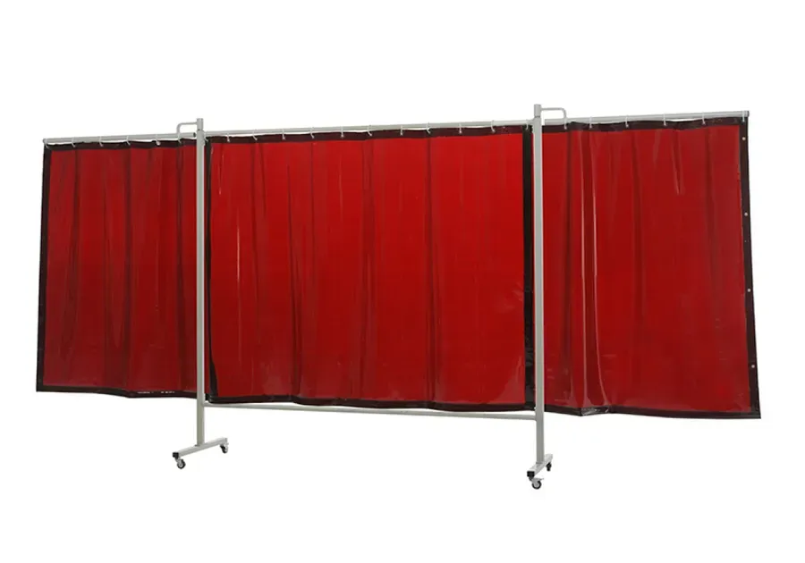 Cepro Omnium Triptych XL Screen (With Curtain) — Bronze Transparent