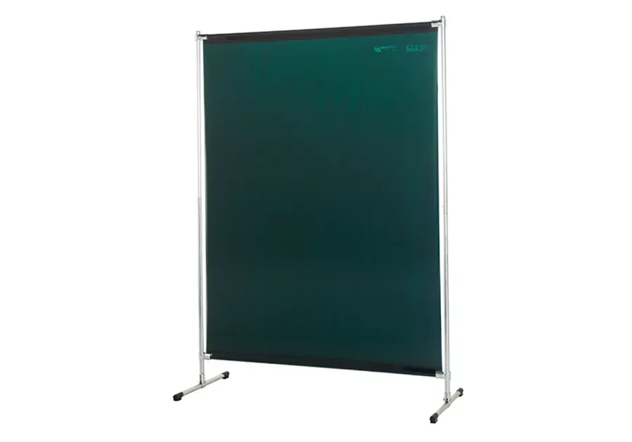 Cepro Gazelle Welding Screen (With Curtain) — Green Transparent