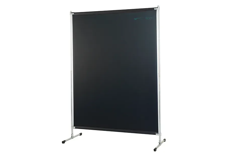 Cepro Gazelle Welding Screen (With Curtain) — Dark Green Non-Transp.