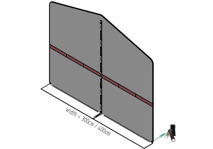 Cepro Heavy Duty Tent Entrance Part without Runner Range
