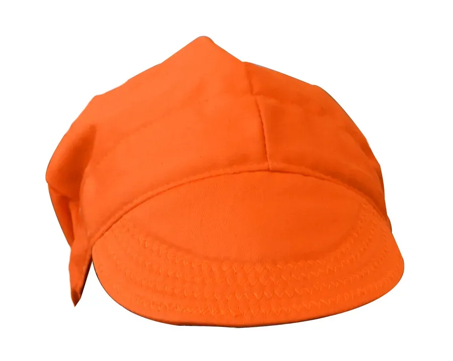Flame Retardant Welders Cap, Orange — image 2