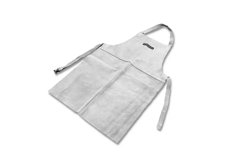 Chrome Leather Welding Sleeve, 18" Buckle Fit