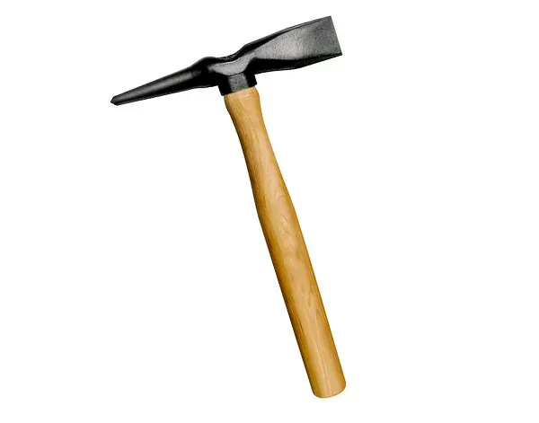 Chipping Hammer — Wood Handle, Double-Ended Head