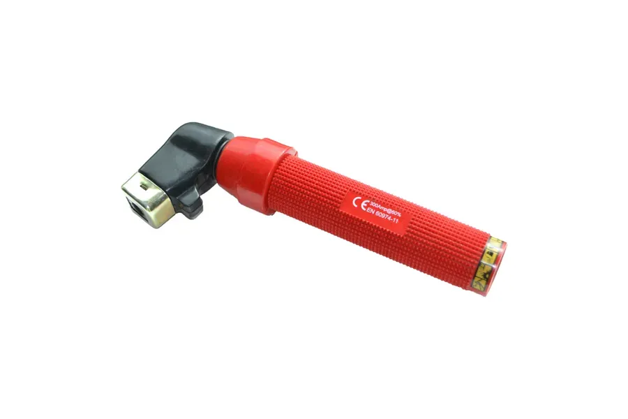 Red Twist Grip Electrode Holder — 400A/600A