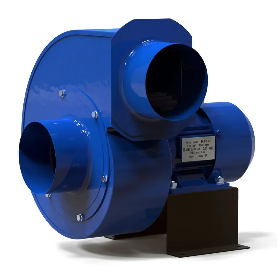 Flat Bladed Radial Fan — Small Applications (0.25kW)