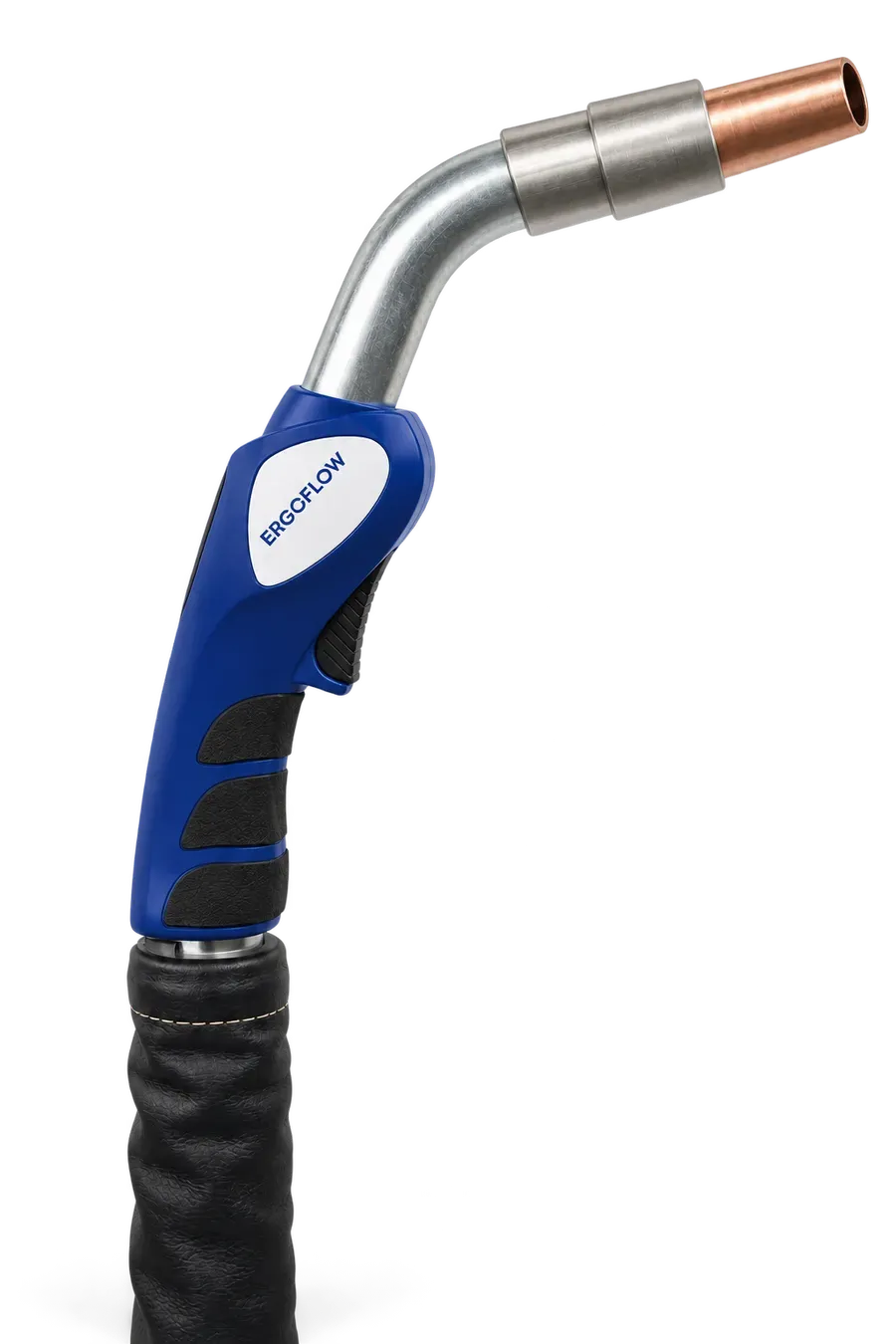 400 A Class Air-Cooled MIG/MAG Fume-Extraction Torch, Cone Nozzle, 3 m Cable, 50 mm Extraction Hose, 60° Torch Neck