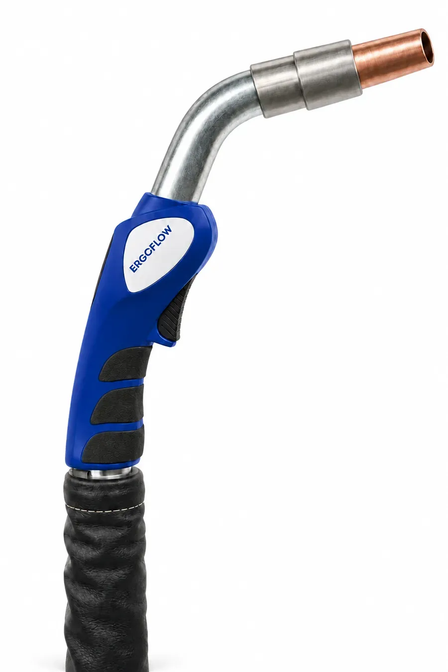 400 A Class Air-Cooled MIG/MAG Fume-Extraction Torch, Cone Nozzle, 4 m Cable, 50 mm Extraction Hose, 60° Torch Neck