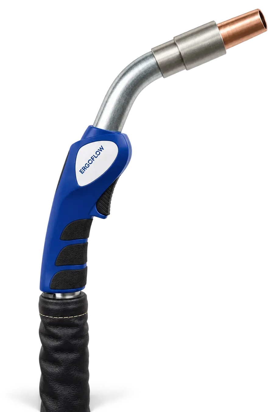 400 A Class Water-Cooled MIG/MAG Fume-Extraction Torch, Cone Nozzle, 3 m Cable, 50 mm Extraction Hose, 60° Torch Neck