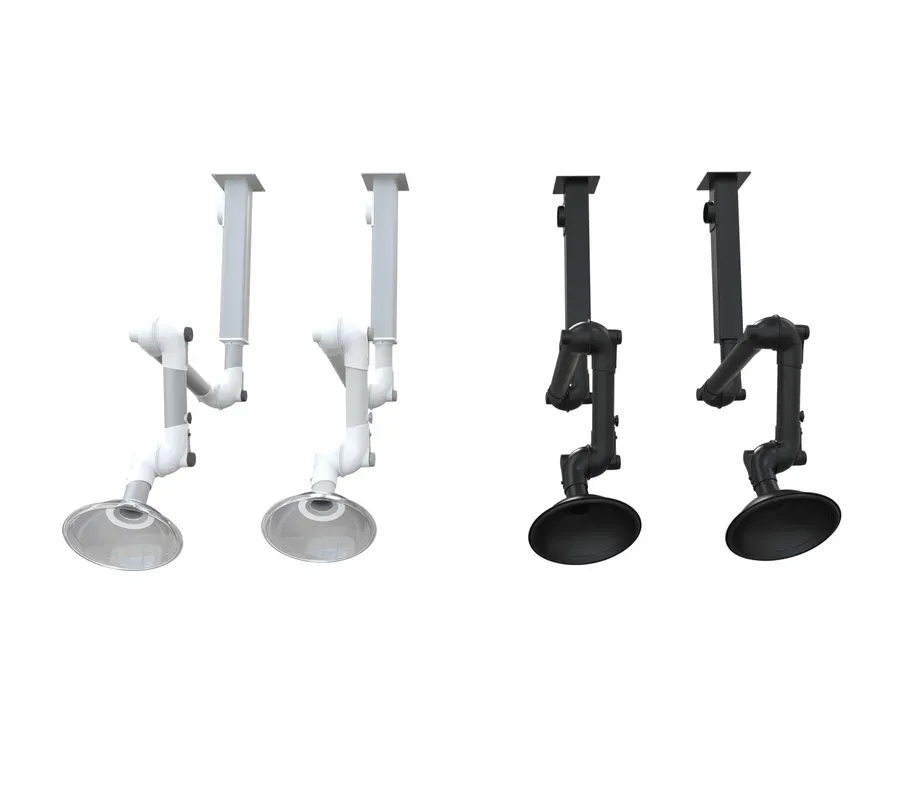 Fumex ME ESD Series Table Mounted Laboratory Extraction Arm 1000MM Long x Ø50MM – Electrically Conductive