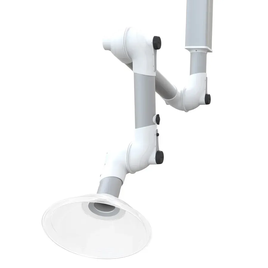 Fumex MEBC Tubed Hose Extraction Arm — Ceiling/Wall Mount