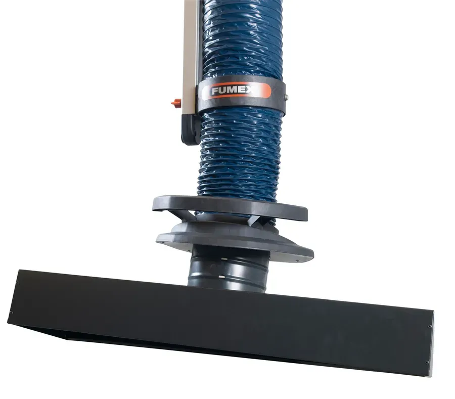 Fumex 800MM Swivel Extraction Hood for Use with PR Series 2000MM x Ø160MM Extraction Arm (360° Rotation, Includes 800N Gas Spring)