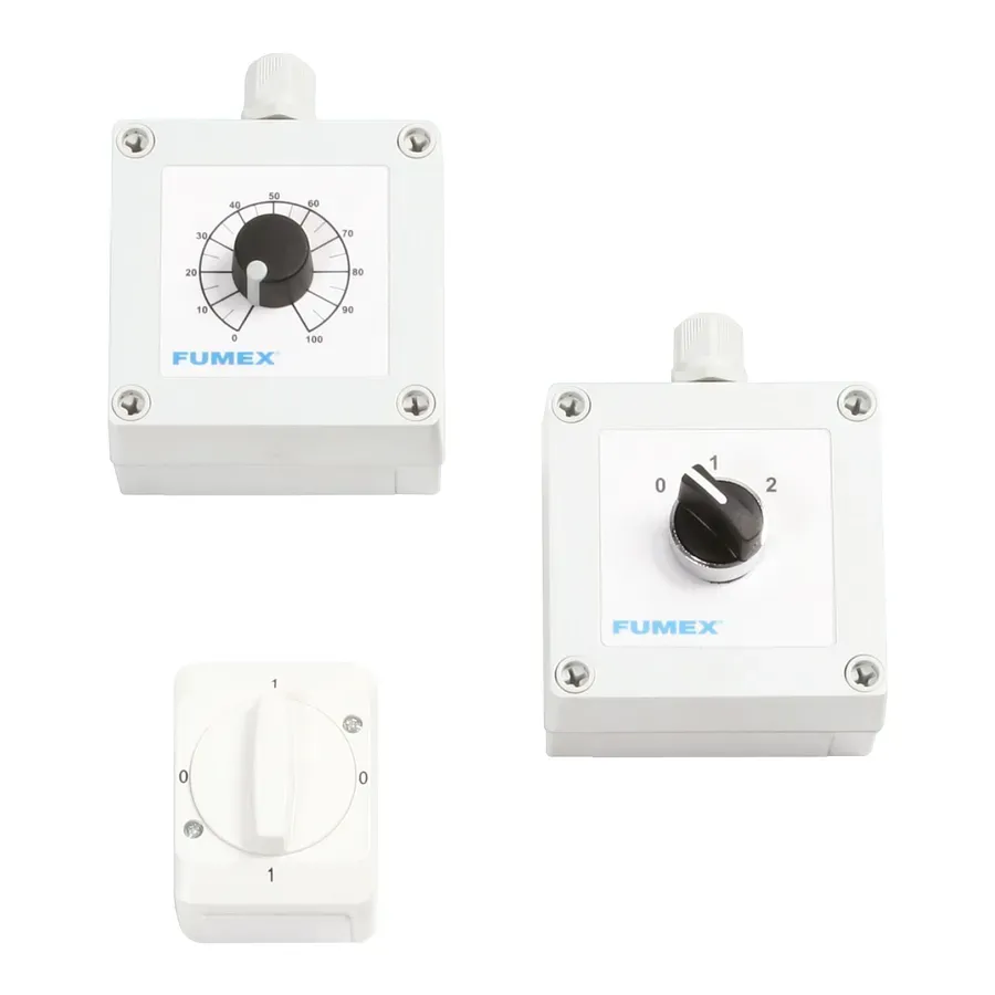 Fumex SFCPS Potentiometer, Enclosured, for Manual Operation,