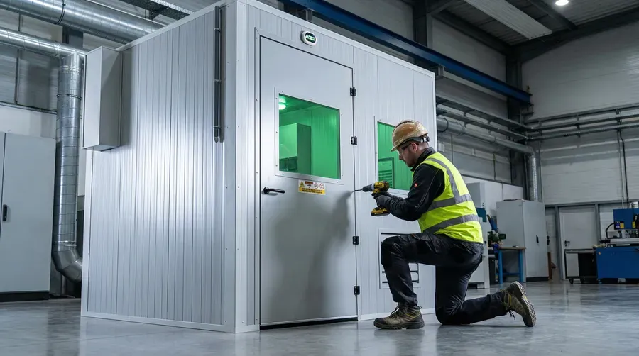 2.4M Laser Booth Construction & Assembly – Electrical Services Not Included