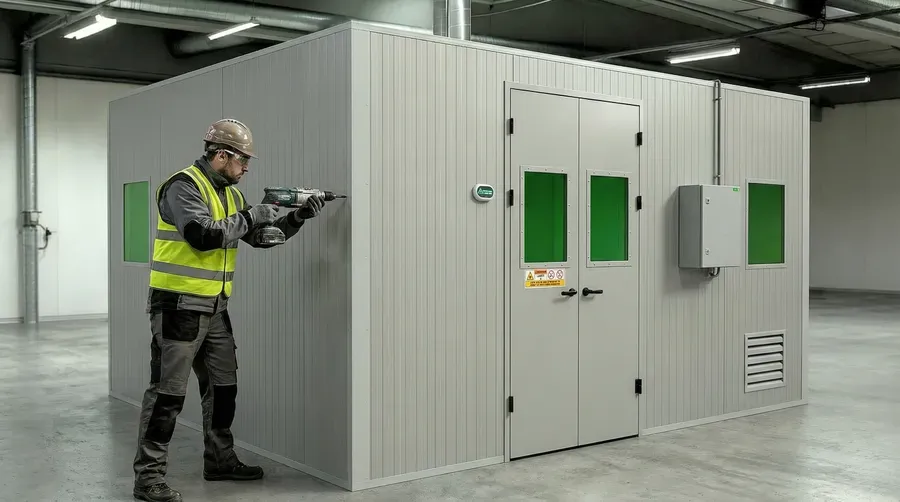 3.57M, 4.7M & Double Door Laser Booth Construction & Assembly – Electrical Services Not Included
