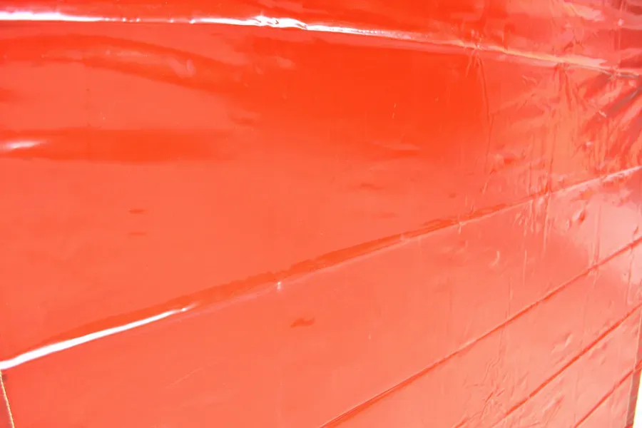 Hi-Vis Amber PVC Welding Curtain, ISO 25980 — 6x8ft — image 3