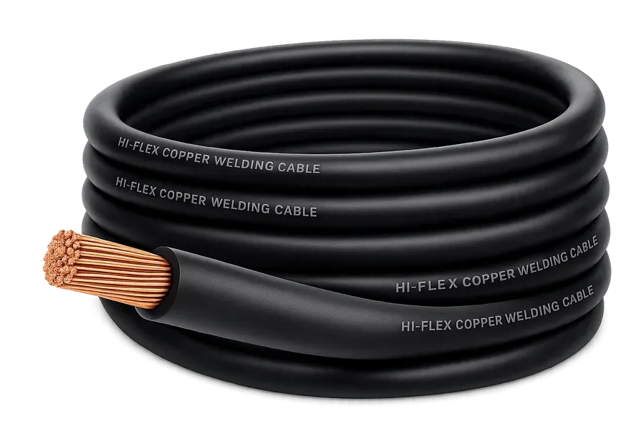 Hi-Flex Copper Welding Cable — 16-120mm² Range