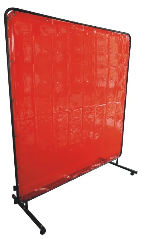 Portable Welding Screens, Amber/Green — Multiple Sizes