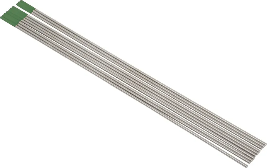 Pure Tungsten Electrodes (Green) 1.0–3.2mm