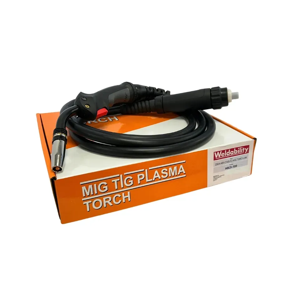 MB24 250A Air-Cooled MIG Torch — 4m Euro — image 2