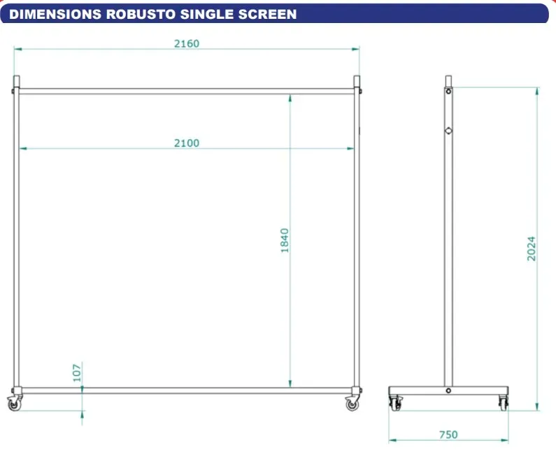 Cepro Robusto Temporary Laser Welding Safety Screen — image 2