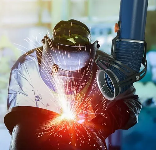 Industrial & welding: extraction in use