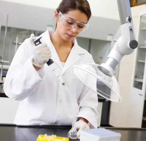 Laboratory: extraction in use
