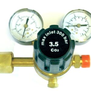 1S 2G Co2 Regulator Side Entry Long