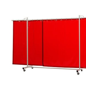 Cepro Robusto Triptych Welding Screen (With Curtain)