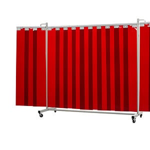 Cepro Robusto Triptych Welding Screen (With Strips)